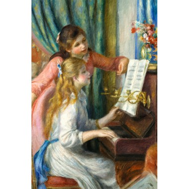 Twee jonge meisjes aan de piano - Auguste Renoir